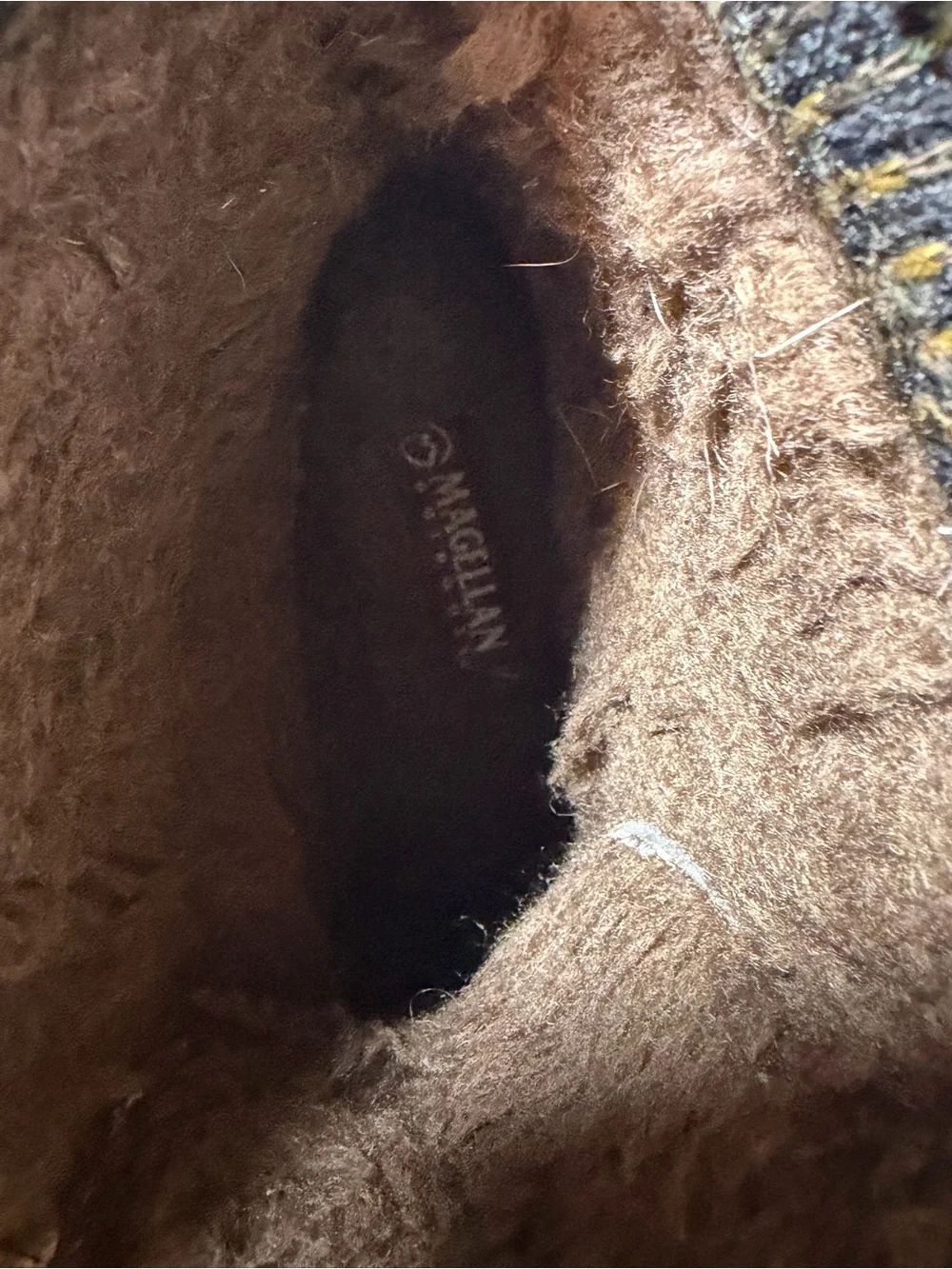 Magellan Outdoors Brown Fleece-Lined Boot Rain Boot